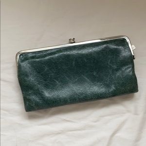 Hobo Lauren Wallet/Clutch, Green/Teal